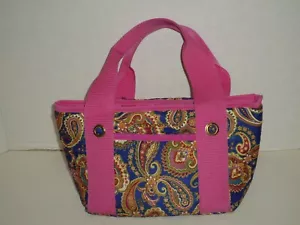 Bolso de Almuerzo Adrienne Vittadini Rosa Marino Aislado Muy Bonito - Imagen 1 de 3