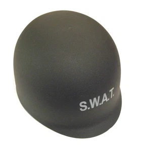 Adult SWAT Helmet Hard Plastic Heavy Costume Prop Cap Cop Officer Police Mens - Picture 1 of 1