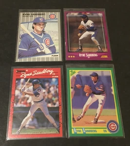 RYNE SANDBERG 4 Karten Lot Donruss Fleer Score All-Star CUBS HOF - Bild 1 von 1