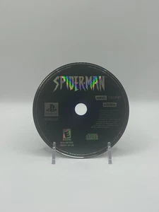 Disco de juego Spider-Man Sony PlayStation 1 PS1 SOLO arañazos menores sin probar - Imagen 1 de 2