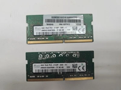 SK Hynix 8GB (2x4GB) PC4-2133P DDR4 SODIMM Laptop RAM Par a Juego Foto 1 de 3