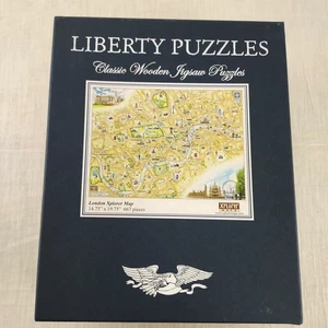 Puzzle Liberty Legno Mappa Londra Xplorer Completo 667 Pezzi Stravagante - Foto 1 di 13