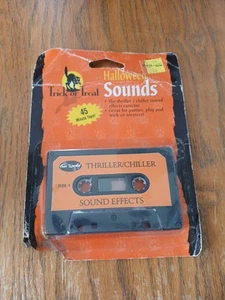 Vintage 90's 'Halloween Sounds' & 'Spooky Hollow' Horror Cassette Tape NIP, New - Picture 1 of 6