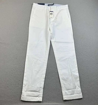 Polo Ralph Lauren Pants Womens 4 White Flat Front Straight Leg Lightweight NWT - Image 1 of 4
