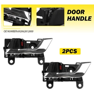Juego de 2 manijas interiores de puerta H para Toyota Highlander 08-13 para conductor delantero trasero - Imagen 1 de 12