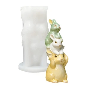 Professional Making Mould Rabbits Shape Home Crafting Accessory - Picture 1 of 8