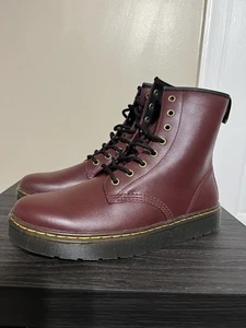 Dr. Martens Zavala kirschrote Stiefel T Lamper – Herrengröße 10 Damengröße 11 neu - Bild 1 von 10