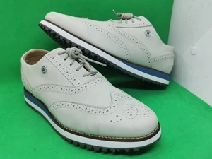 Zapatos de golf FootJoy para mujer deportivos retro sin clavos talla 8,5 M gris claro 92365 usados en excelente estado - Imagen 1 de 24
