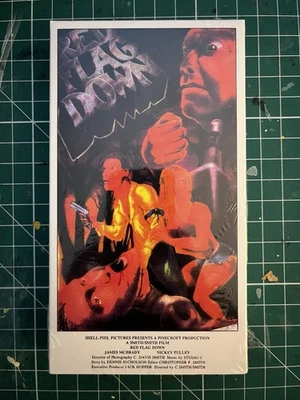 Red Flag Down Horror VHS Film, Sealed Lunchmeat SOV Cult - Image 1 of 2
