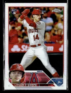 2023 Topps Chrome #188 Logan O'Hoppe rifrattore radiocomandato - Foto 1 di 2
