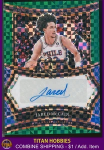 2024-25 Select Jared McCain Green Checkerboard Auto 5/5 #RS-JAR (SSP) ROOKIE - Picture 1 of 2