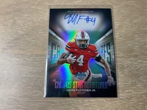 Fútbol americano Bowman U 2025 cromado Mark Fletcher Jr. Campus Stars firmas #CSS-MF - Imagen 1 de 2