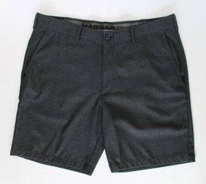 Haggar In Motion elegante Herrenshorts Größe 40 anthrazitgrau Schrittlänge 9 Zoll - Bild 1 von 6