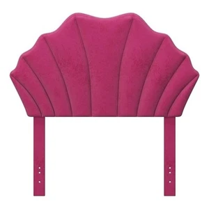 Hillsdale Furniture Elina Upholstered Twin Fabric Headboard Only in Pink - Picture 1 of 8