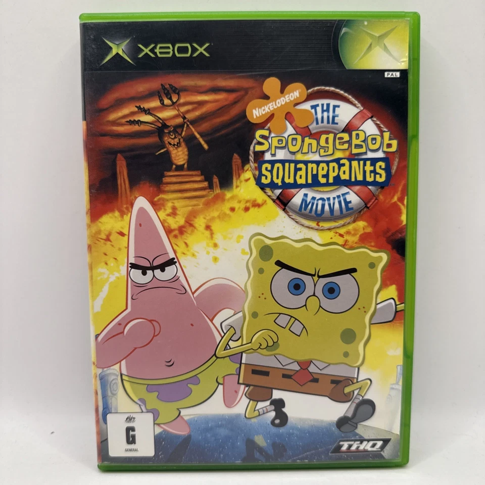 SpongeBob SquarePants The Movie Xbox Original Game Complete with Manual - Image 1 of 4