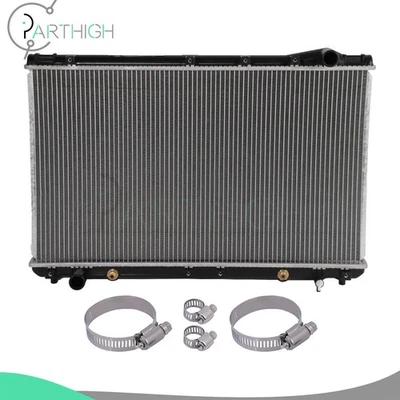 Radiador 1746 para Lexus ES300 1994-1996 con abrazaderas de manguera de acero inoxidable Foto 1 de 4