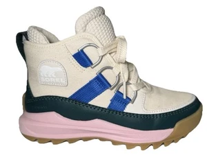Sorel ONA RMX Damen 6 Chukka Sneaker Stiefel Natural Teal Pink Wasserdicht EUC - Bild 1 von 12