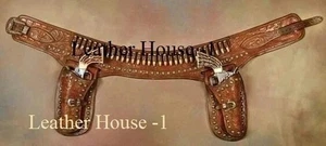 Cowboy Holster Rigs And Saas Catridge Belt .22.357.44.45.38 - Picture 1 of 5