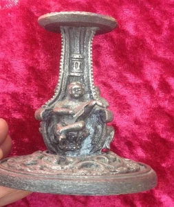 Petite sculpture en métal argenté | Bon état - Picture 1 of 5