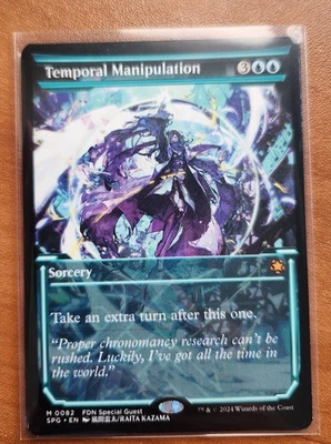 Magic MTG Temporal Manipulation (Showcase) SPG 0082 Regular Mythic - Image 1 of 2