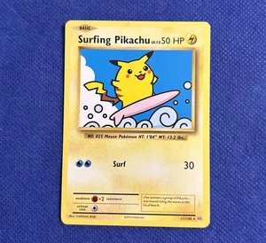 Pokemon SURFING PIKACHU 111/108 - XY Evoluzioni Carta Rara Segreta Non Holo NM - Foto 1 di 3