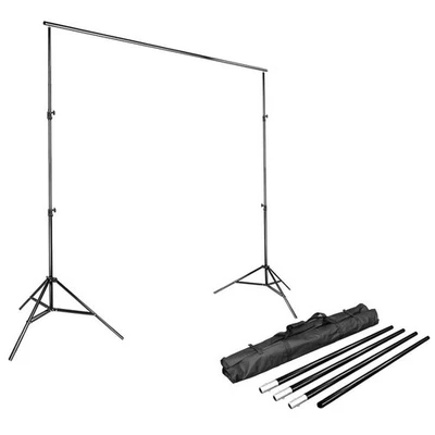 LimoStudio Large & Heavy Duty 10 x 9.8 feet Sturdy Backdrop Stand for Backgro... - Image 1 of 4