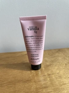 Philosophy Sweet Vanilla Fig Hand Cream 1oz New And Sealed - Picture 1 of 3
