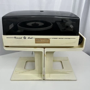 RARO giradischi vintage GE sala concerti 332 e supporto senza altoparlanti da riparare - Foto 1 di 10