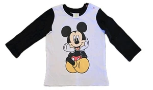 Disney Mickey Mouse Long Sleeve Baby Shirt Size 12-18 Months - Picture 1 of 5