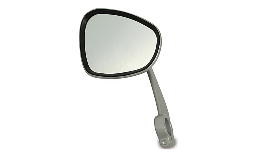 Spiegel silber links Alu inkl. Klemmschelle pass Simson KR51, SR4- Schwalbe Star - Bild 1 von 1