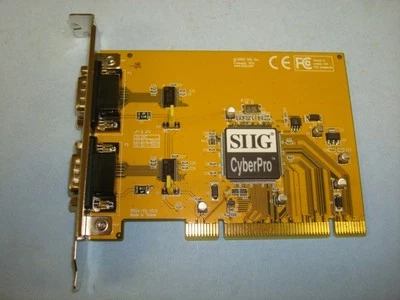 New SIIG Dual Serial Port PCI Card   JJ-P020G3, P054-Y2 - Image 1 of 4