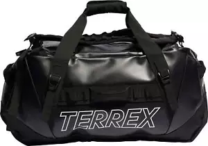 adidas Terrex RAIN.RDY Expedition Medium Holdall Black Outdoor Travel Gym Bag - Picture 1 of 6