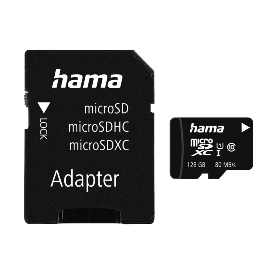 Hama 00124158 microSDXC 128gb Class 10 Uhs-i 80mb/s Adapt E