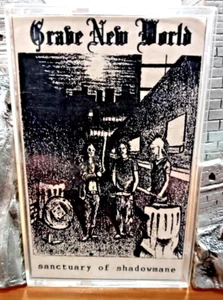 Grave New World - Sanctuary Of Shadowmane CASSETTE (1995 Glitter Punk Prod) RARE - Picture 1 of 7