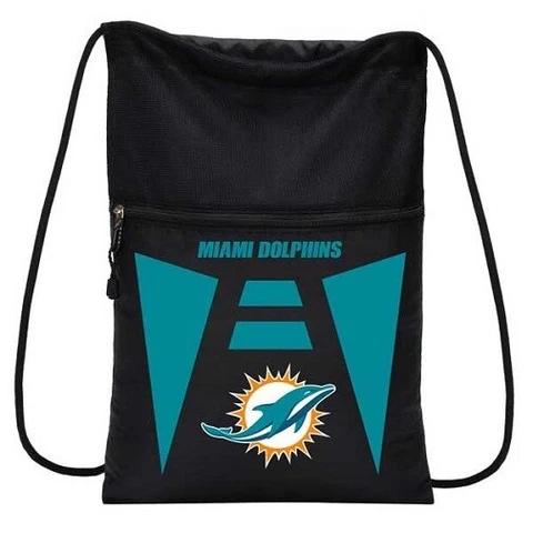 Miami Dolphins NFL Cinch Back Sack Drawstring Bag Cover