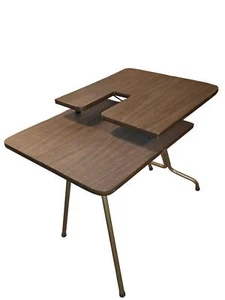 Vintage MCM Folding Sewing Machine Craft Table - Picture 1 of 7