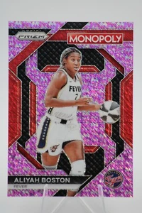 2024 WNBA Panini Monopoly Aliyah Boston Pink Millionaire Shimmer /5 - Bild 1 von 2