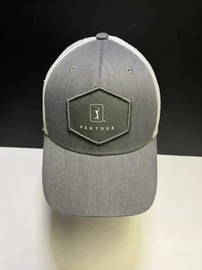 PGA TOUR PRO SERIES SnapBack Golf Hat - Gray/White - Picture 1 of 3