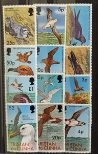 Tristan de Cunha Stamps 1977 Scott #222-233 Birds MNH CV $18.89 - Picture 1 of 1