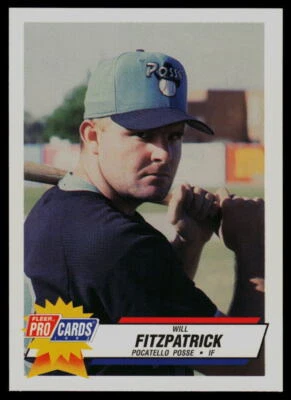 1993 Fleer ProCards  Will Fitzpatrick Pocatello Posse - Image 1 of 2