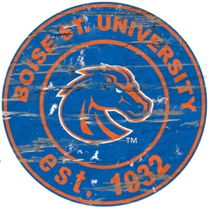 Calcomanía adhesiva troquelada de vinilo resistente a la intemperie Boise State Broncos NCAA 18 - Imagen 1 de 1
