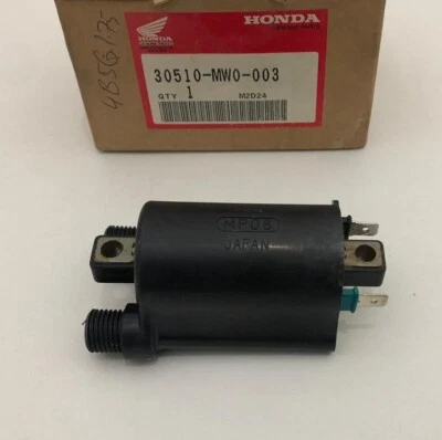 BOBINA DE IGNIÇÃO HONDA CBR900RR FIREBLADE 1992 COMP # 30510-MW0-003 NOVA FABRICANTE DE EQUIPAMENTO ORIGINAL (42)RI - Imagem 1 de 4