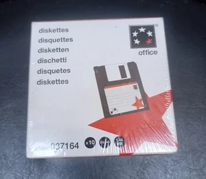 5 Star Office 1.44mb Pack Of 10 Floppy Disks, brand new and sealed, unused. - Afbeelding 1 van 5