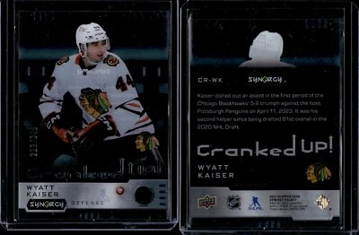 2023-24 Upper Deck Synergy Cranked Up! #CR-WK Wyatt Kaiser /849 - Image 1 of 2