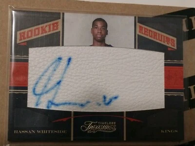 2010-11 HASSAN WHITESIDE Panini Timeless Treasures NBA RC AUTO RPA  #3/10 - Image 1 of 4