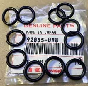 Juntas tóricas de motor Kawasaki OEM x11 KLE650 KLT200 KLX250 KZ400 LT200 KZ250 92055-098 - Imagen 1 de 1