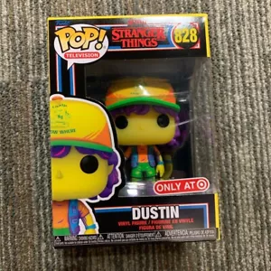 Funko Pop ! Television NETFLIX Stranger Things Black Light Dustin Vinyl Figure - Picture 1 of 7