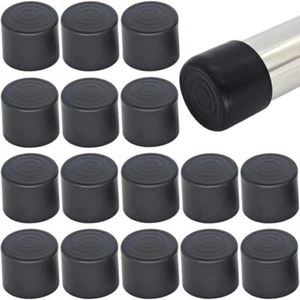 16Pcs 1 Inch (25Mm) round Rubber Chair Leg Tips Caps, Chair Table Leg Covers Flo - Picture 1 of 4