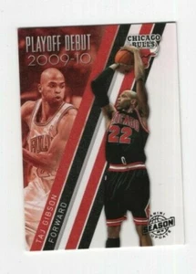 2009-10 PANINI SEASON UPDATE PLAYOFF DEBUT - TAJ GIBSON CHICAGO BULLS #6 - Picture 1 of 6