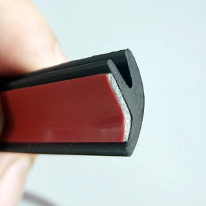 2M Car V-Shape Rubber Seal Weather Strip Hollow Glass Window Edge Weatherstrip, - Picture 1 of 11